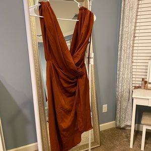 Dark rust dress- forever21